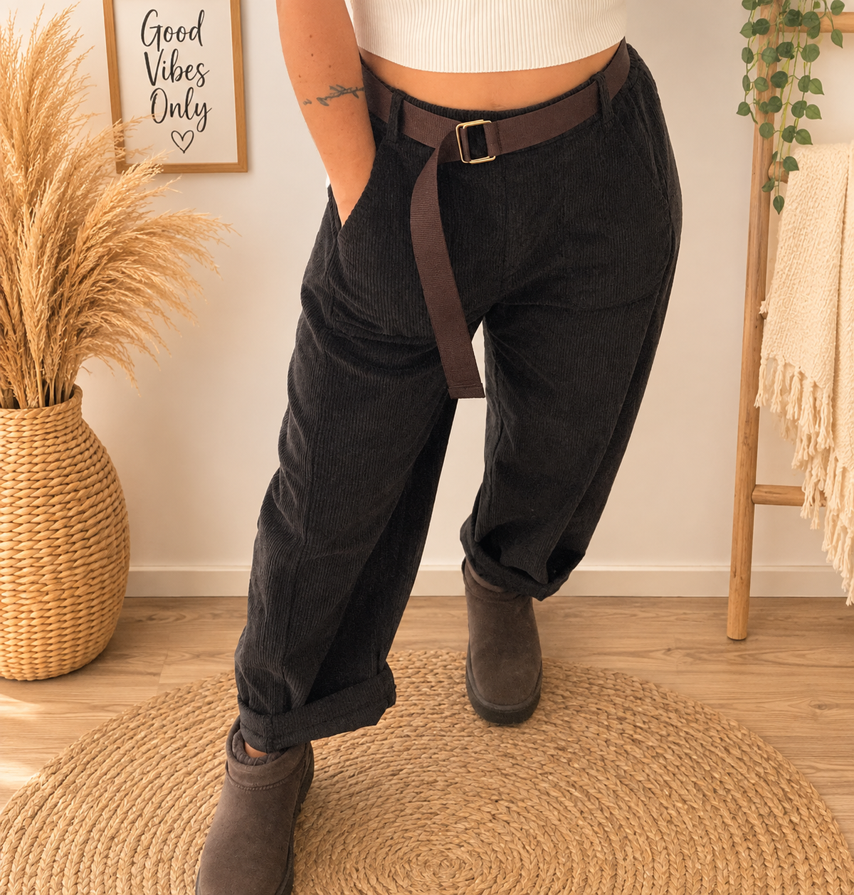 Pantalon Velours Côtelé