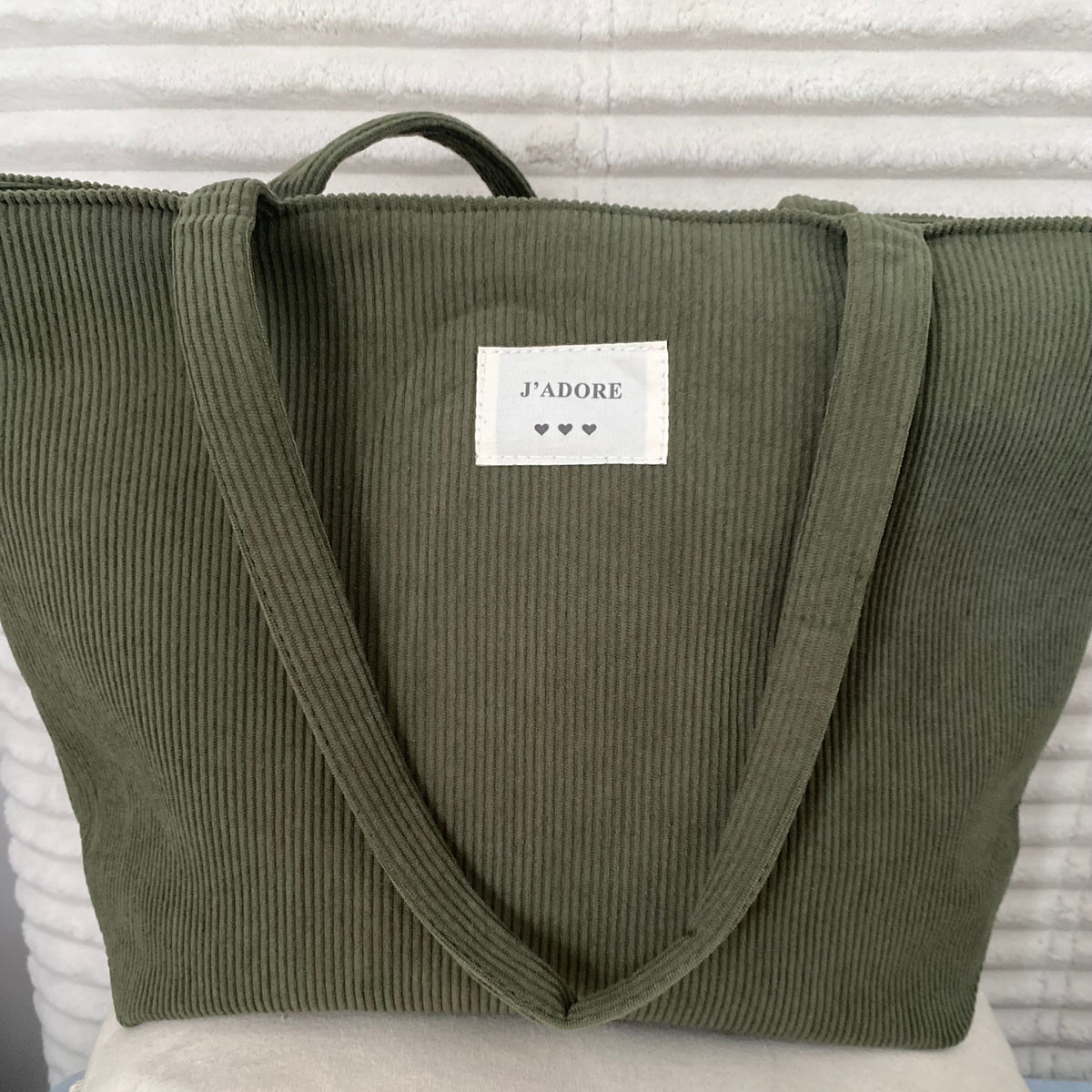 Tote Bag Velours Message