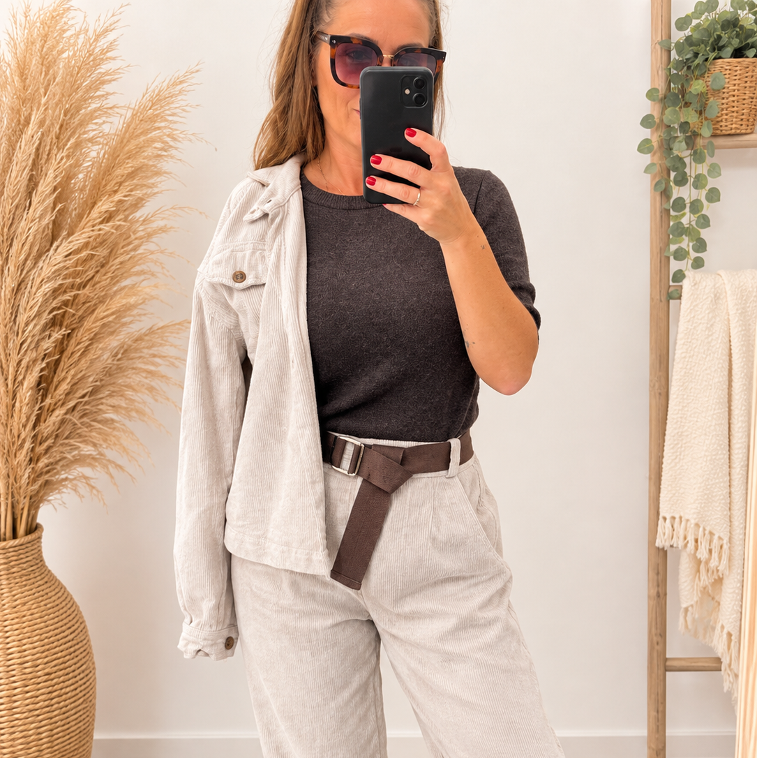 Veste Velours Côtelé