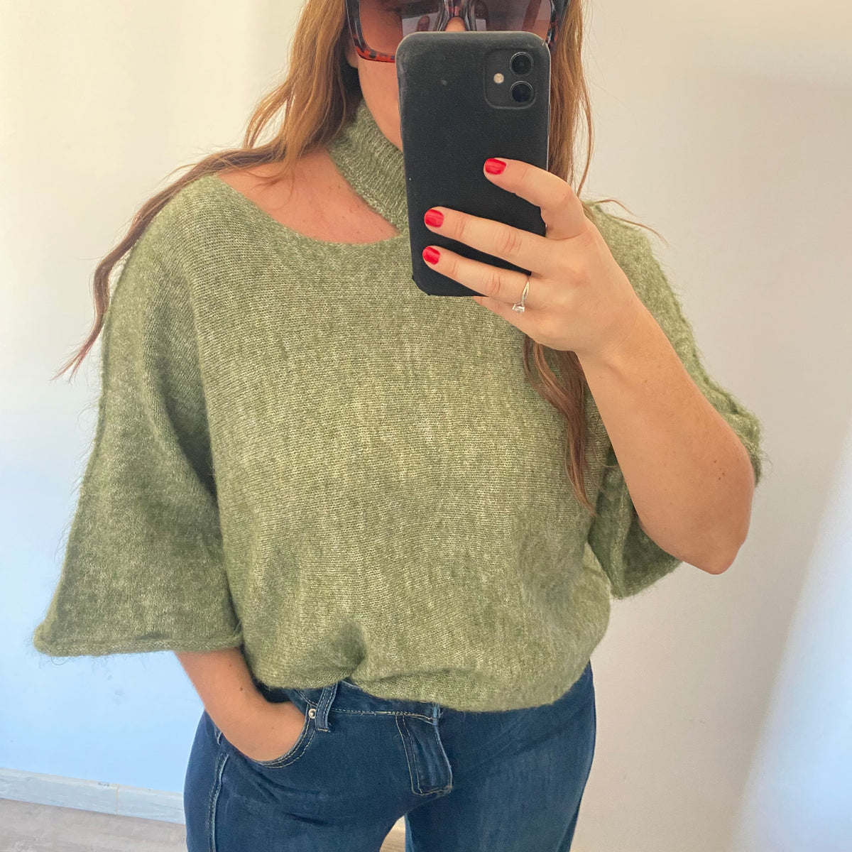 Pull Col Ouvert