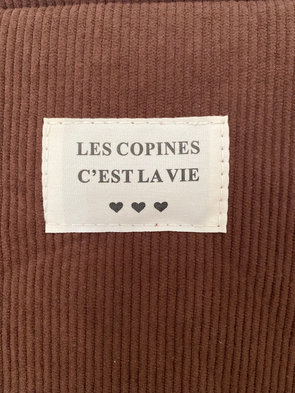 Tote Bag Velours Message