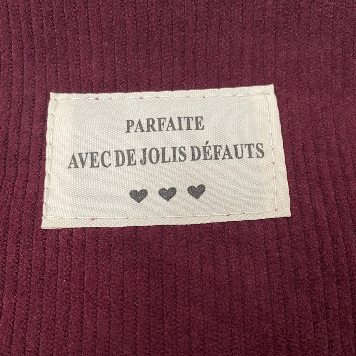 Tote Bag Velours Message