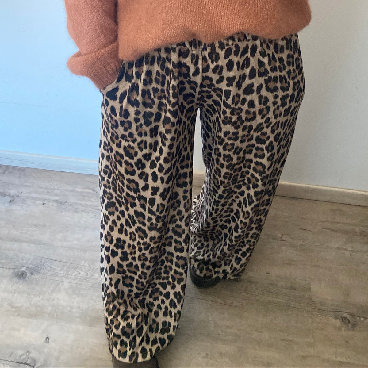 Pantalon Imprimé Léopard