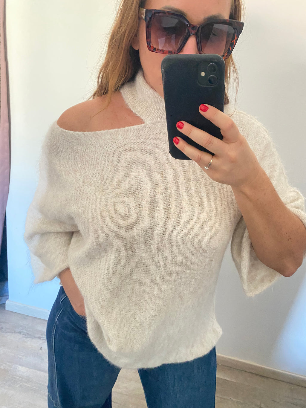 Pull Col Ouvert